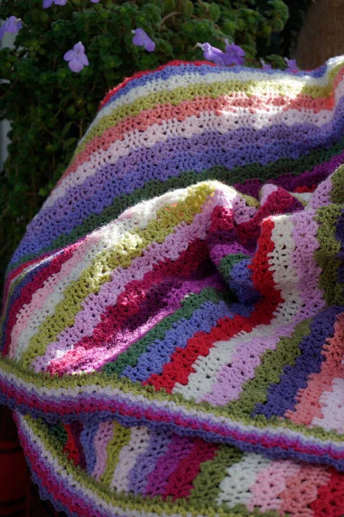 crochet sweet pea blanket